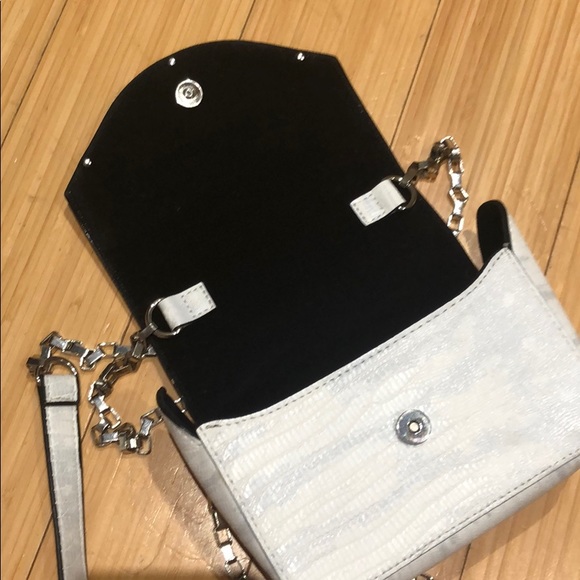 Sam Edelman White and Silver Weston Cross Body - Picture 4 of 9
